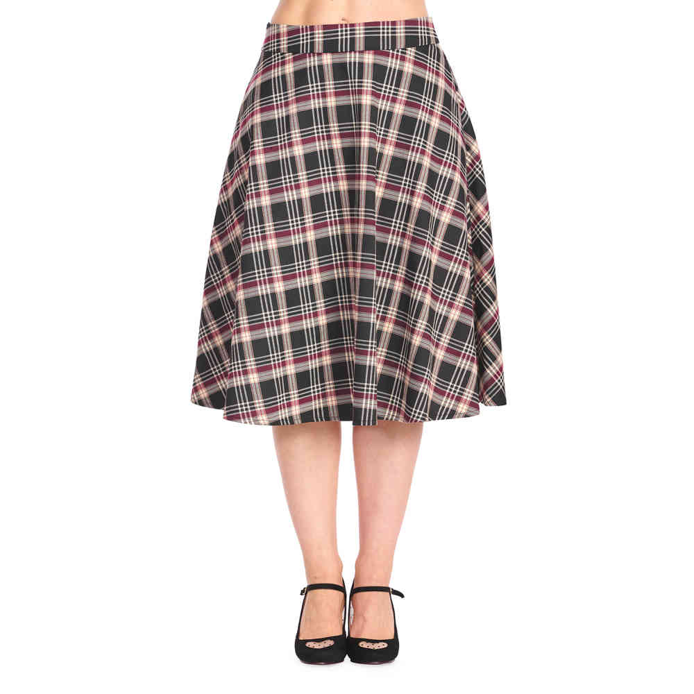 Banned - Winter Dreaming Swing Rok - Zwart